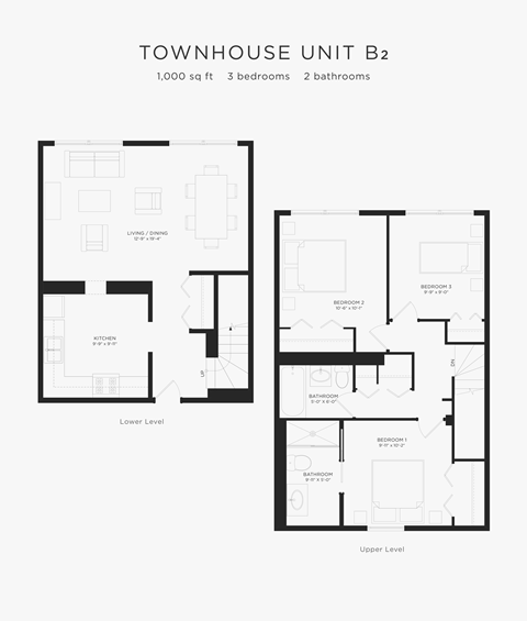 Townnhouse Unit B2 at Eden Commons, Chicago, Illinois